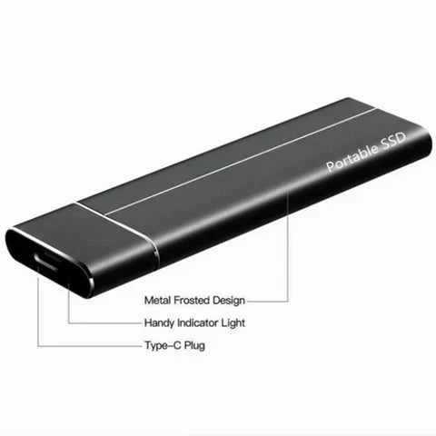 kaufsy | Tragbare SSD für großen Speicher – 5TB externe Festplatte mit blitzschnellen Übertragungsgeschwindigkeiten