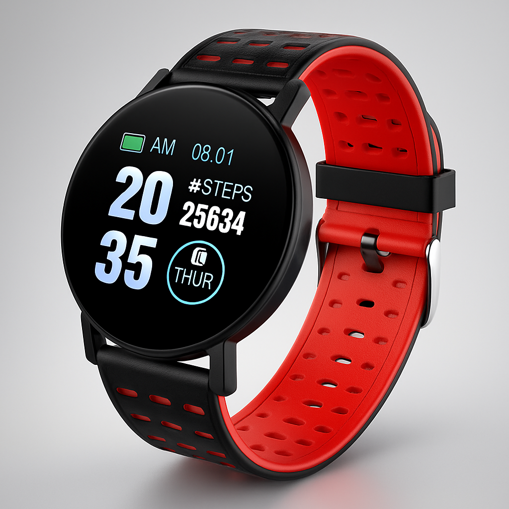 Smartwatch wasserdicht, Fitness Tracker, Aktivitätsüberwachung