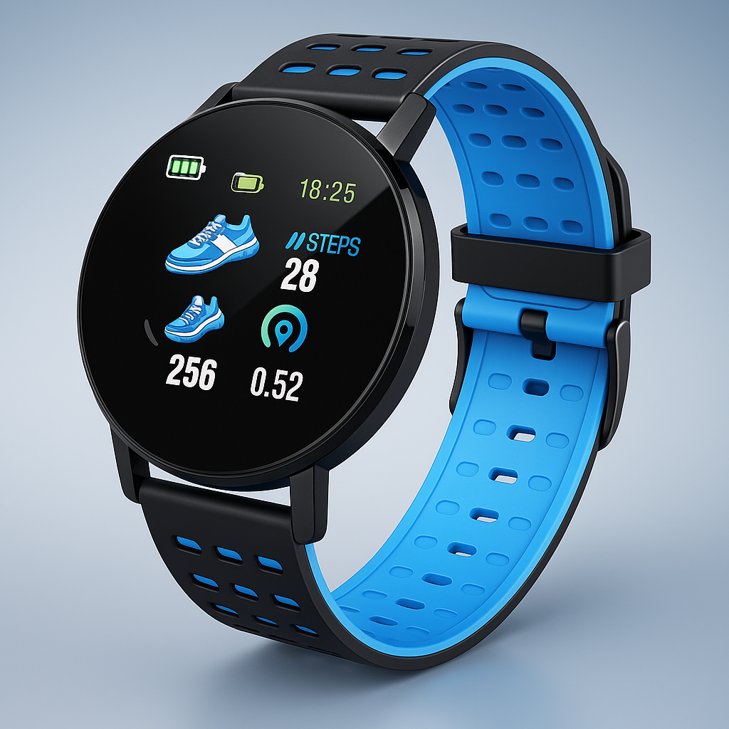 Smartwatch wasserdicht, Fitness Tracker, Aktivitätsüberwachung