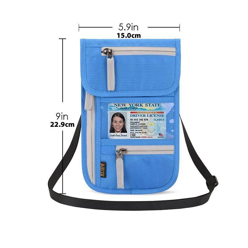 kaufsy | Reisebrieftasche mit RFID-Blockierung