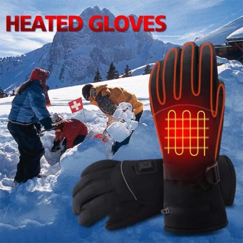 kaufsy | Elektrische Batterie Heizhandschuhe Einstellbare Temperatur für Männer/Frauen