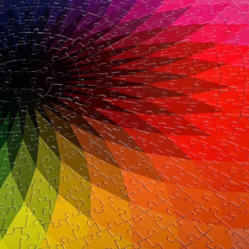 kaufsy | Gradient Farbige Regenbogen Runde Puzzles