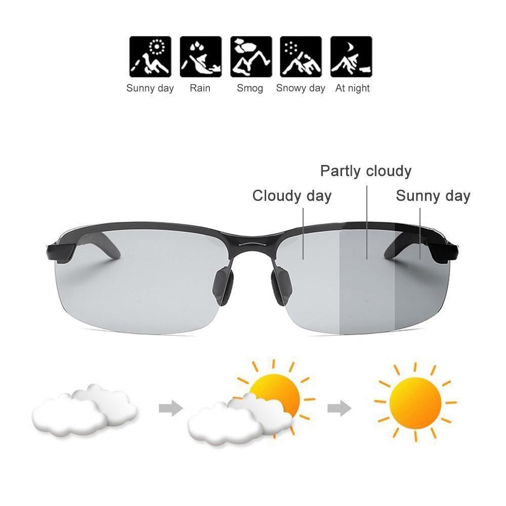 kaufsy | Polarisierte farbwechselnde Sonnenbrille
