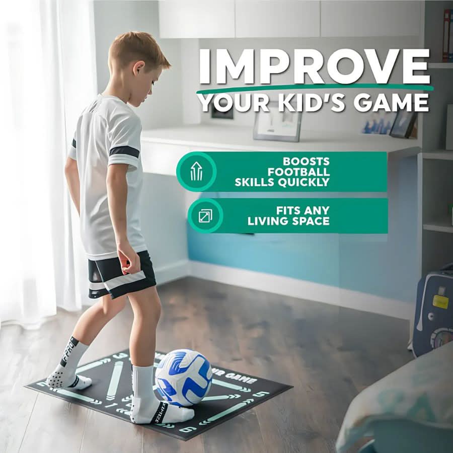 kaufsy | Rutschmatte Fußballtrainingsmatte - perfekt für effektives Training zu Hause