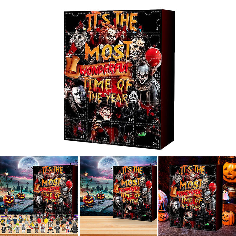 kaufsy | Halloween-Adventskalender mit Horrorfilmfiguren