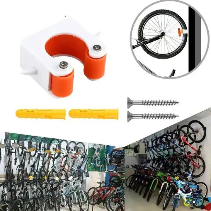 kaufsy | 3 Stücke Wand-Fahrradhalter – Platzsparende Aufbewahrung für alle Bikes