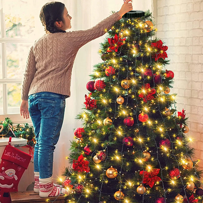 kaufsy | Weihnachtsbaum Wasserfalllichter mit Ring