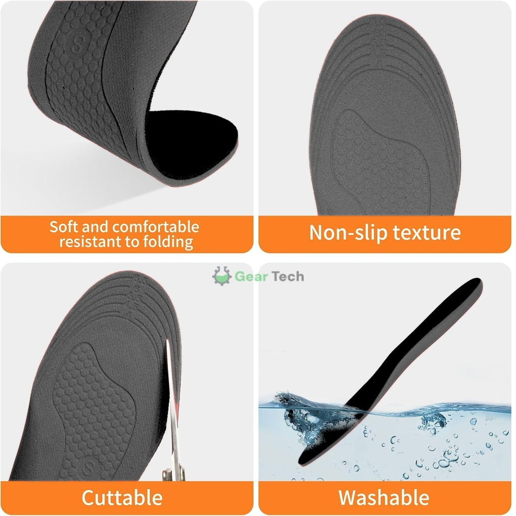 kaufsy | Wiederaufladbare beheizte Einlegesohlen UK – Beste thermische Schuh-Einlagen für Stiefel, Arbeitsstiefel und täglichen Winterkomfort