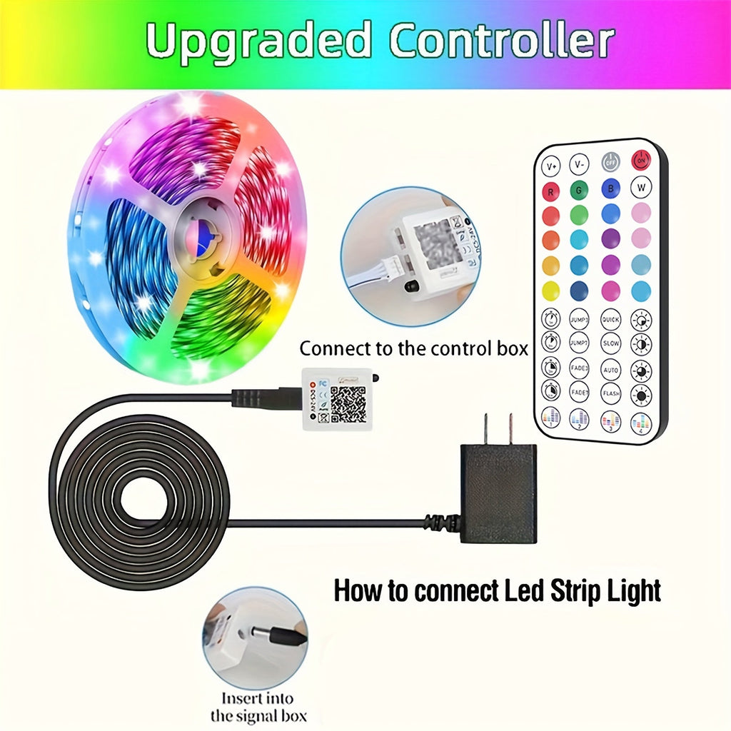 LED Strip Lights, Farbwechsel, Musik-Synchronisation