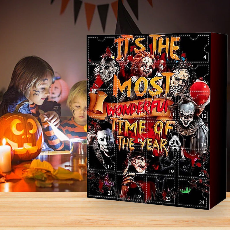 kaufsy | Halloween-Adventskalender mit Horrorfilmfiguren