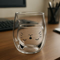 MiauGlas Tasse - Handschonend, stilvoll, katzenlieb