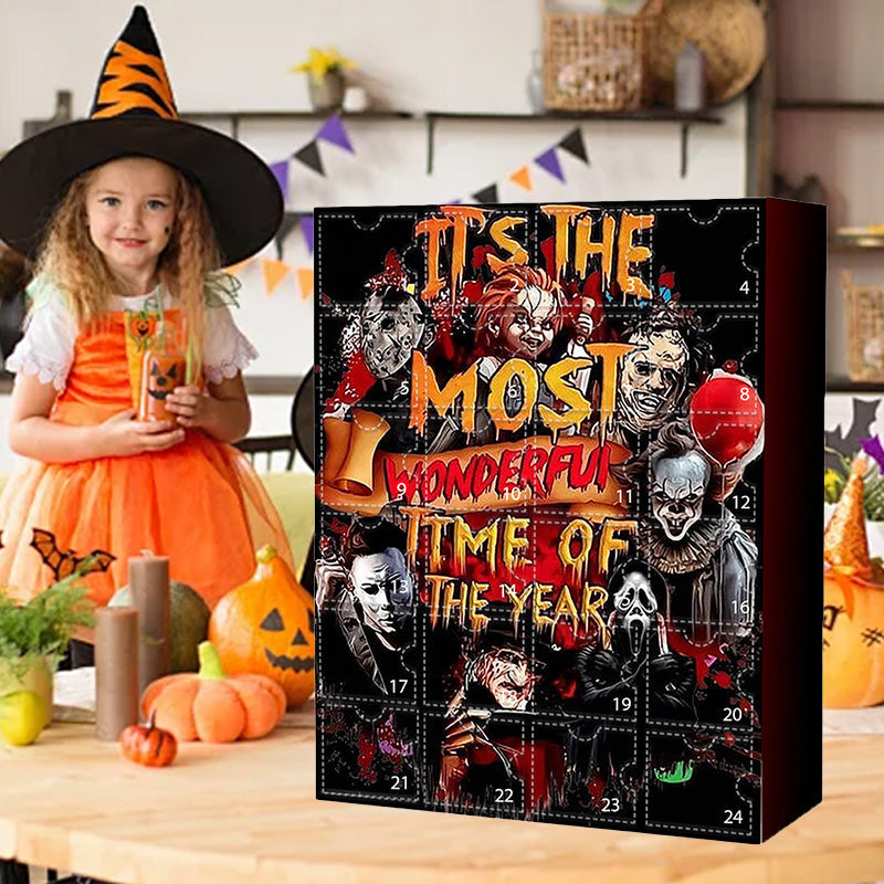 kaufsy | Halloween-Adventskalender mit Horrorfilmfiguren