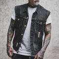 Stylische Denim Weste für Herren