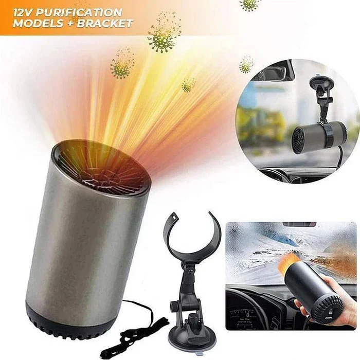 kaufsy | Schnelles Heizbecherform Auto Warmluftgebläse - Schnelles Heizen & Kühlen Einstellbar 360 Grad drehbar Plug and Use für Auto, SUV, Wohnmobil und Lastwagen