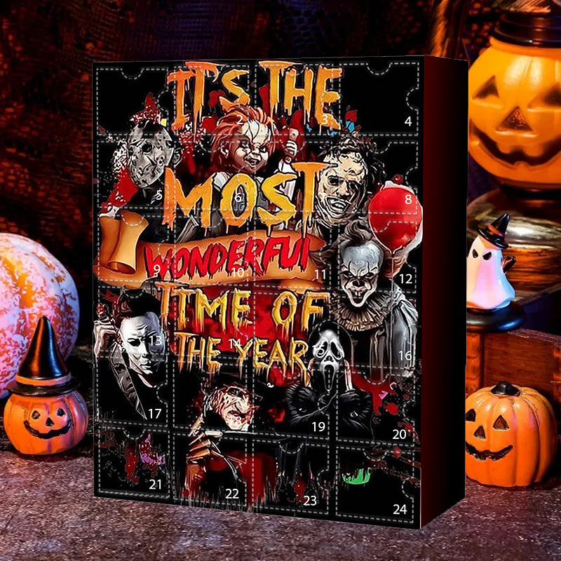 kaufsy | Halloween-Adventskalender mit Horrorfilmfiguren
