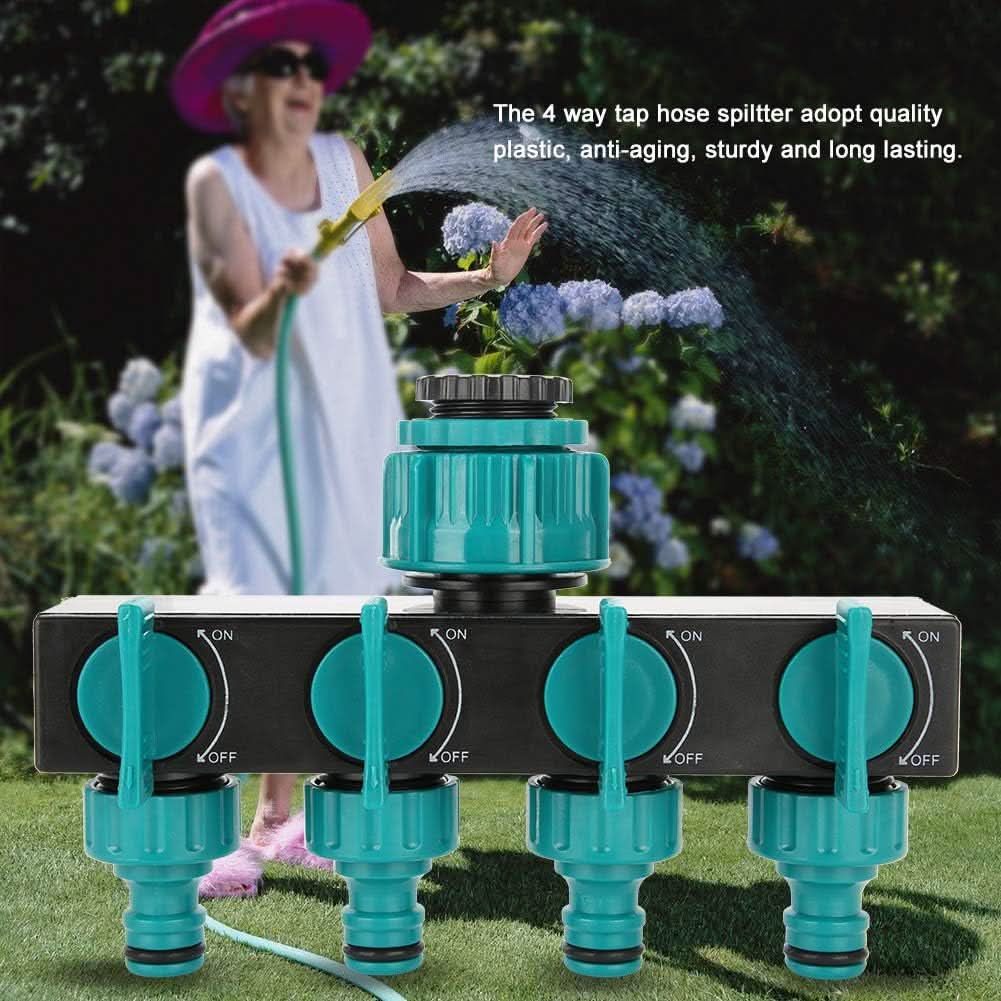 kaufsy | Weg Garten-Schlauchverteiler - Verstellbarer Wasserhahn-Adapter