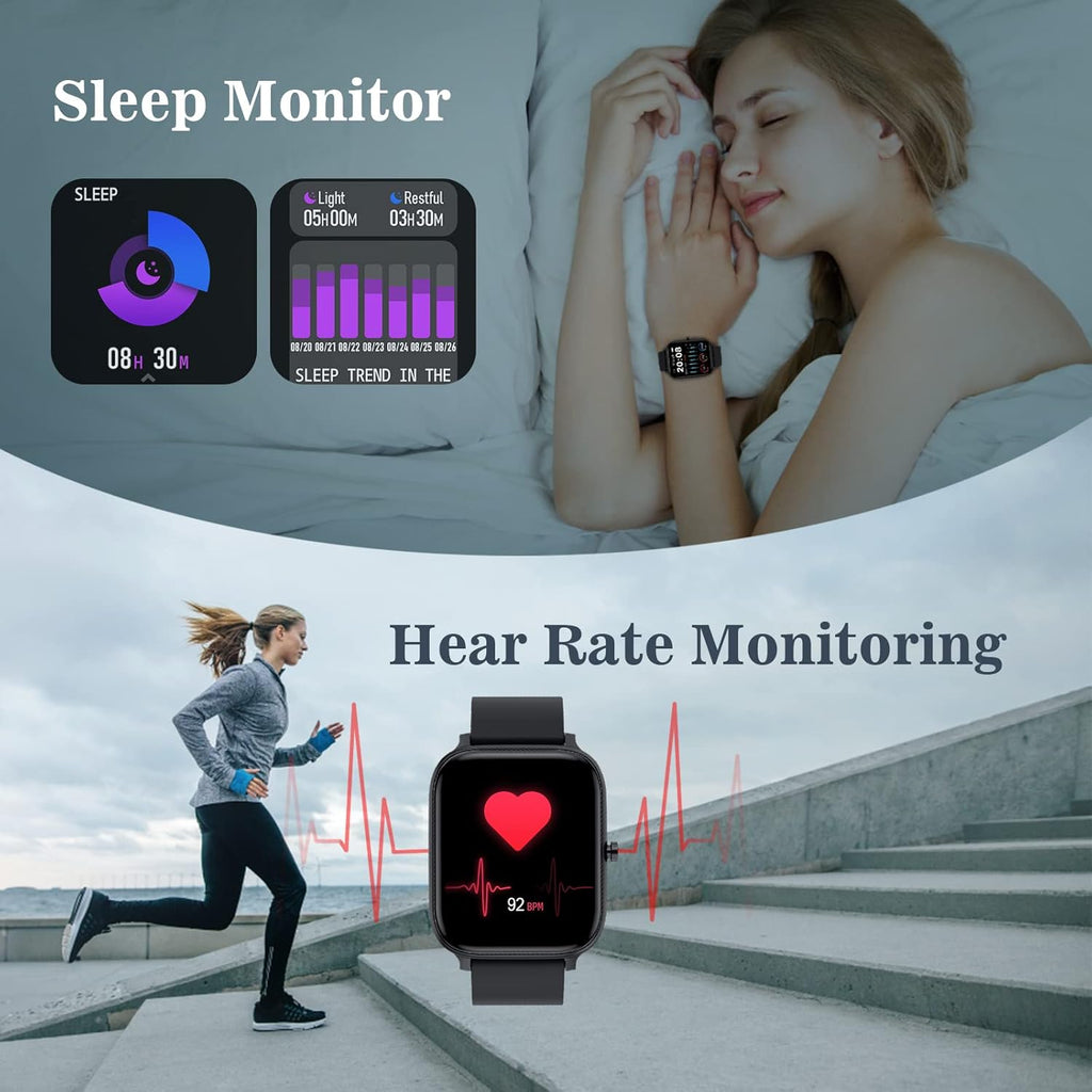 Smartwatch mit ECG, Fitness- & Alltagsfunktionen