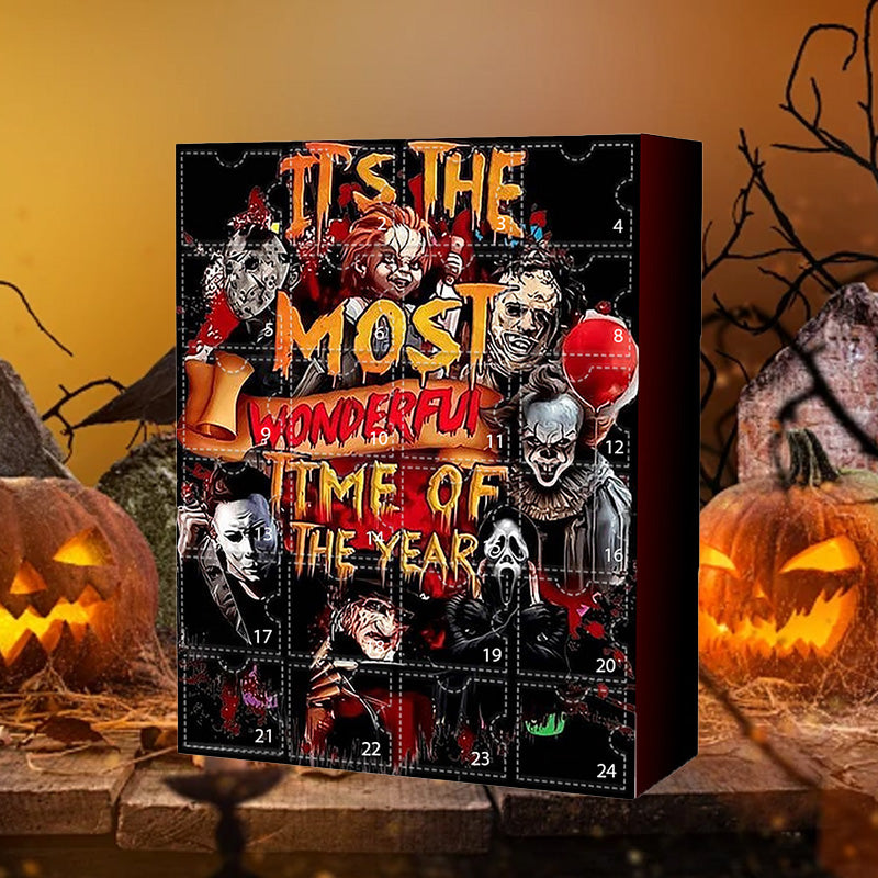 kaufsy | Halloween-Adventskalender mit Horrorfilmfiguren