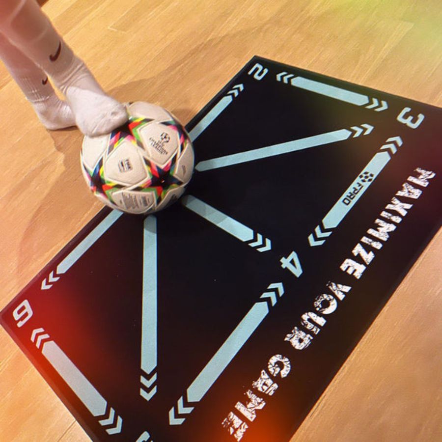 Fußball Trainingsmatte + Profi Skills Video Trainingsprogramm