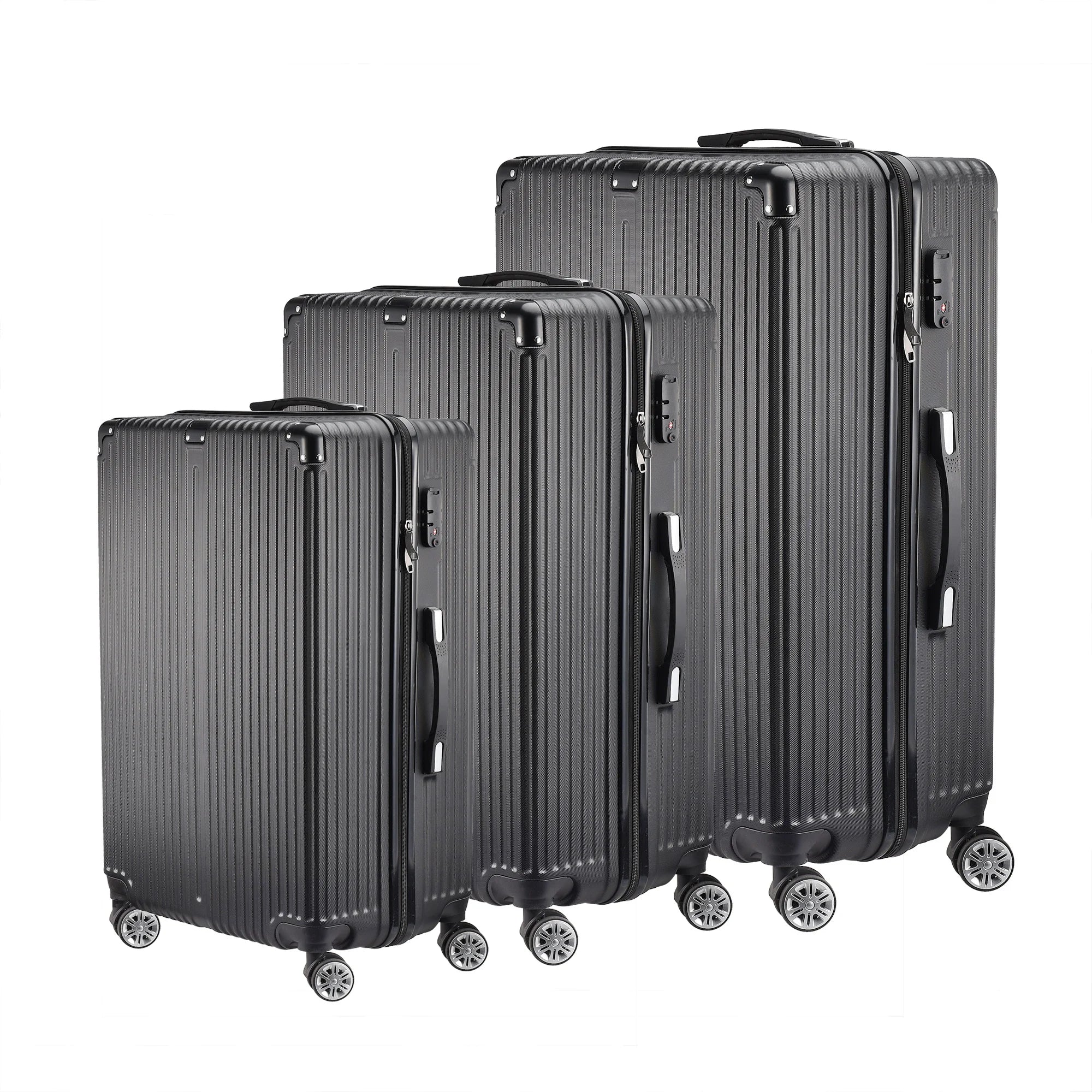 3-Teiliges Hartschalen-Kofferset – Zurich Explorer