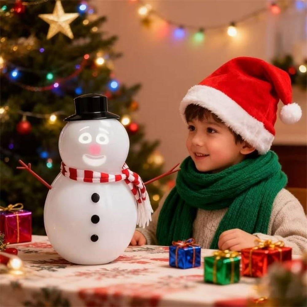 Animierter Schneemann Deko-Lichtprojektor, Geschenk & Display
