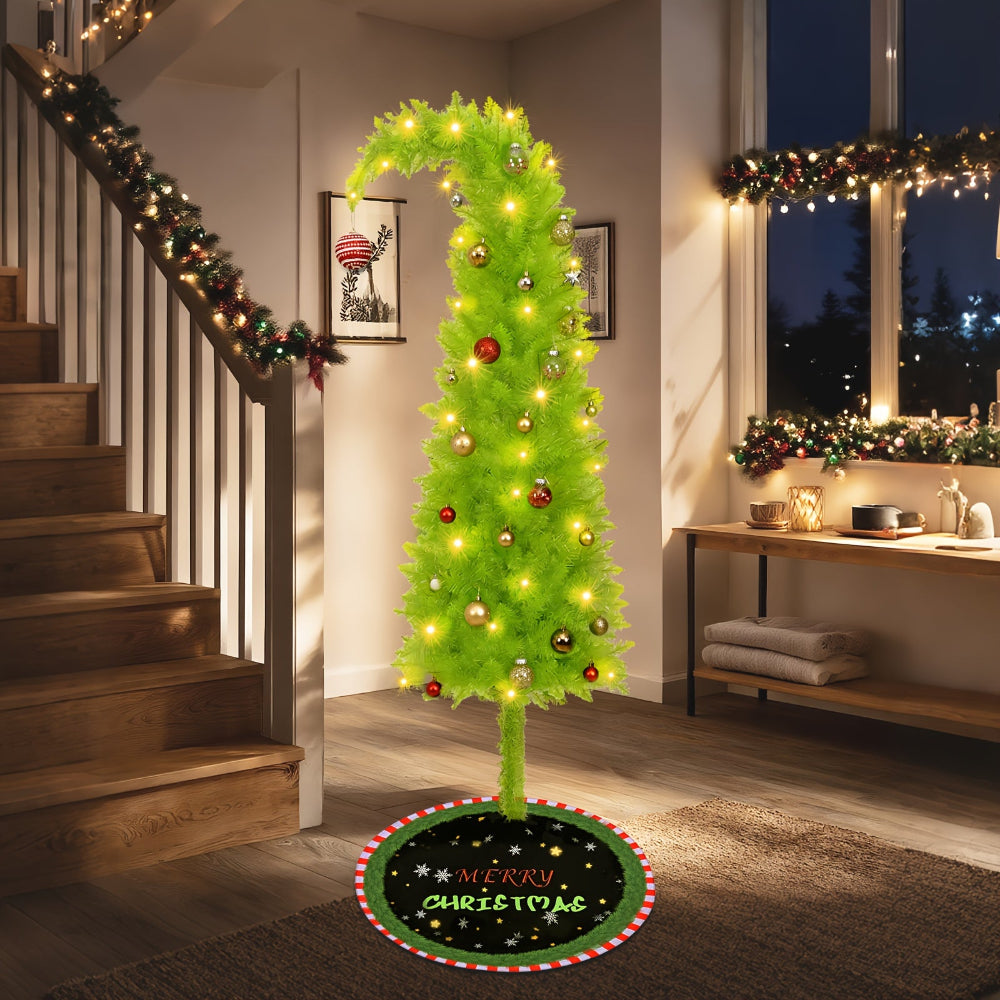 Biegsamer Weihnachtsbaum, festliche Heimdekoration Tischdisplay