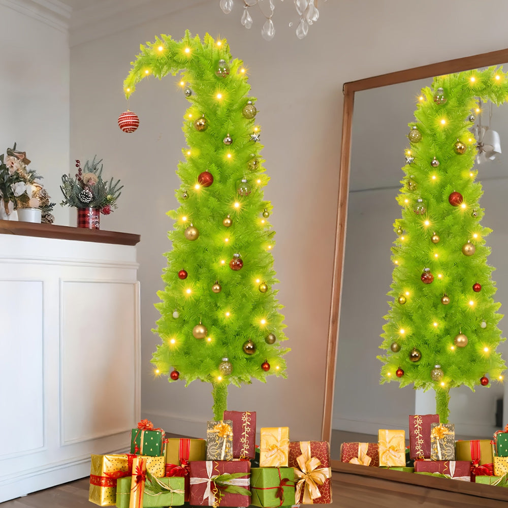 Biegsamer Weihnachtsbaum, festliche Heimdekoration Tischdisplay
