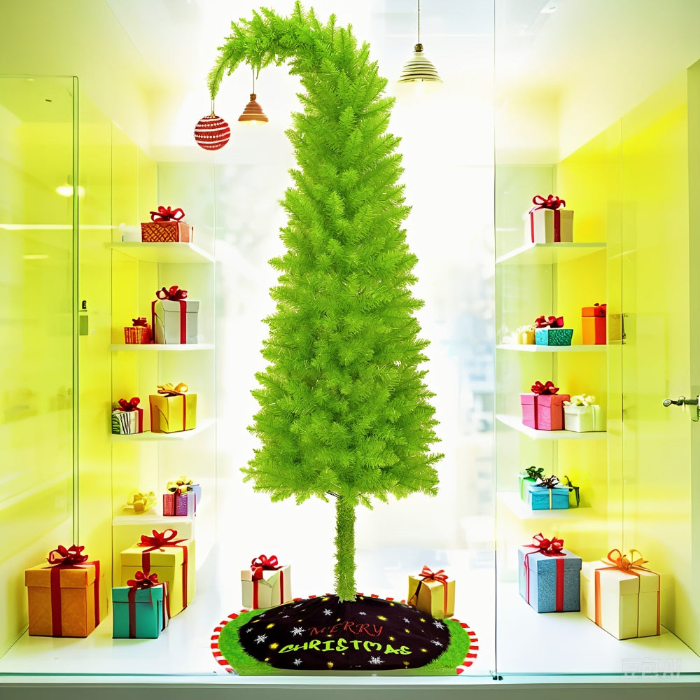 Biegsamer Weihnachtsbaum, festliche Heimdekoration Tischdisplay