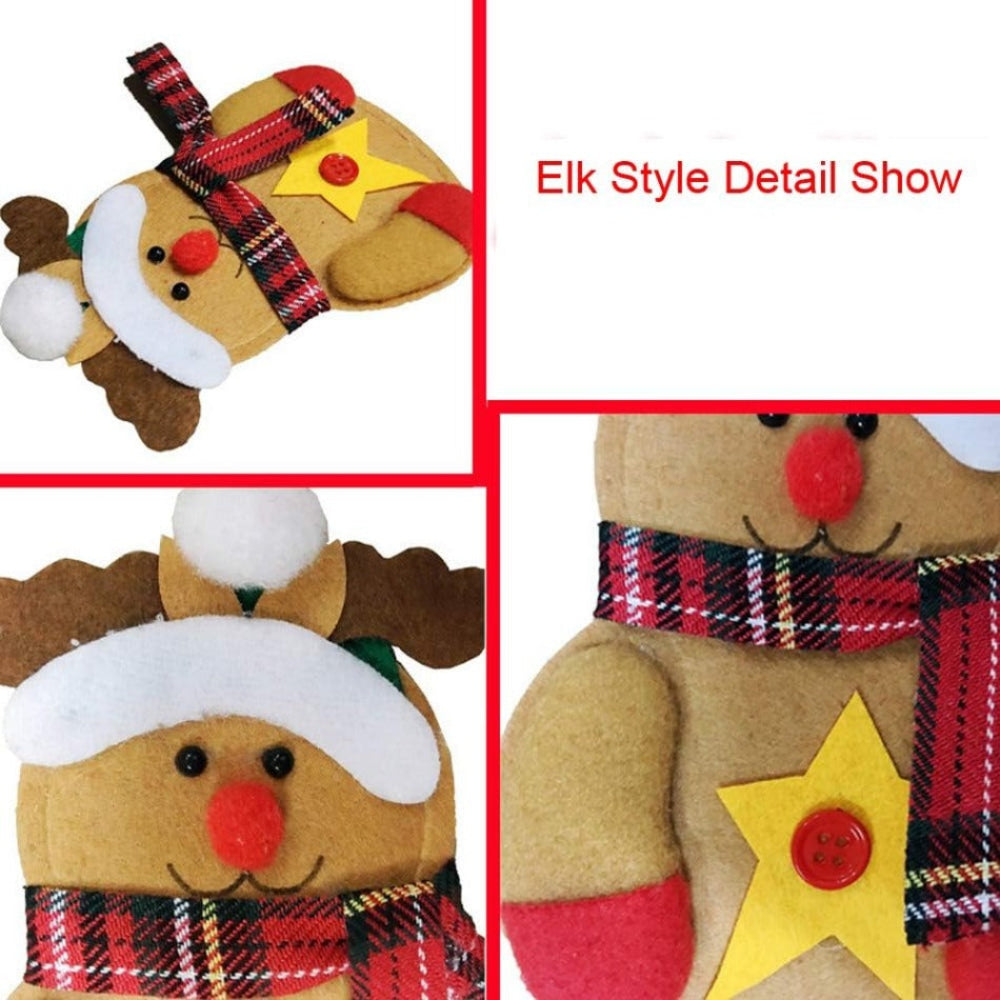 Weihnachtliche Tischdekoration, Besteckhalter Set, festlich