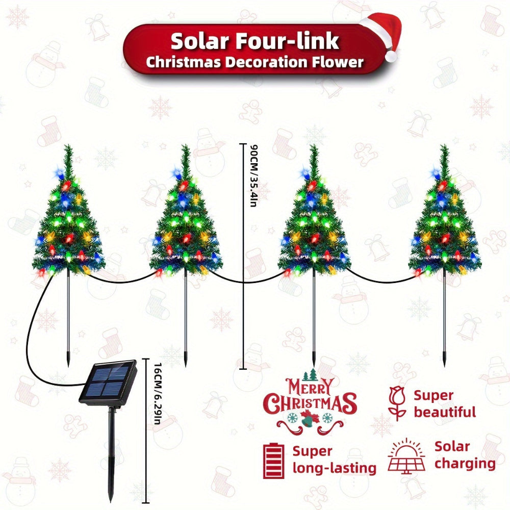 Weihnachtsbaum Lichter, Solar, Outdoor Garten, Wegbeleuchtung