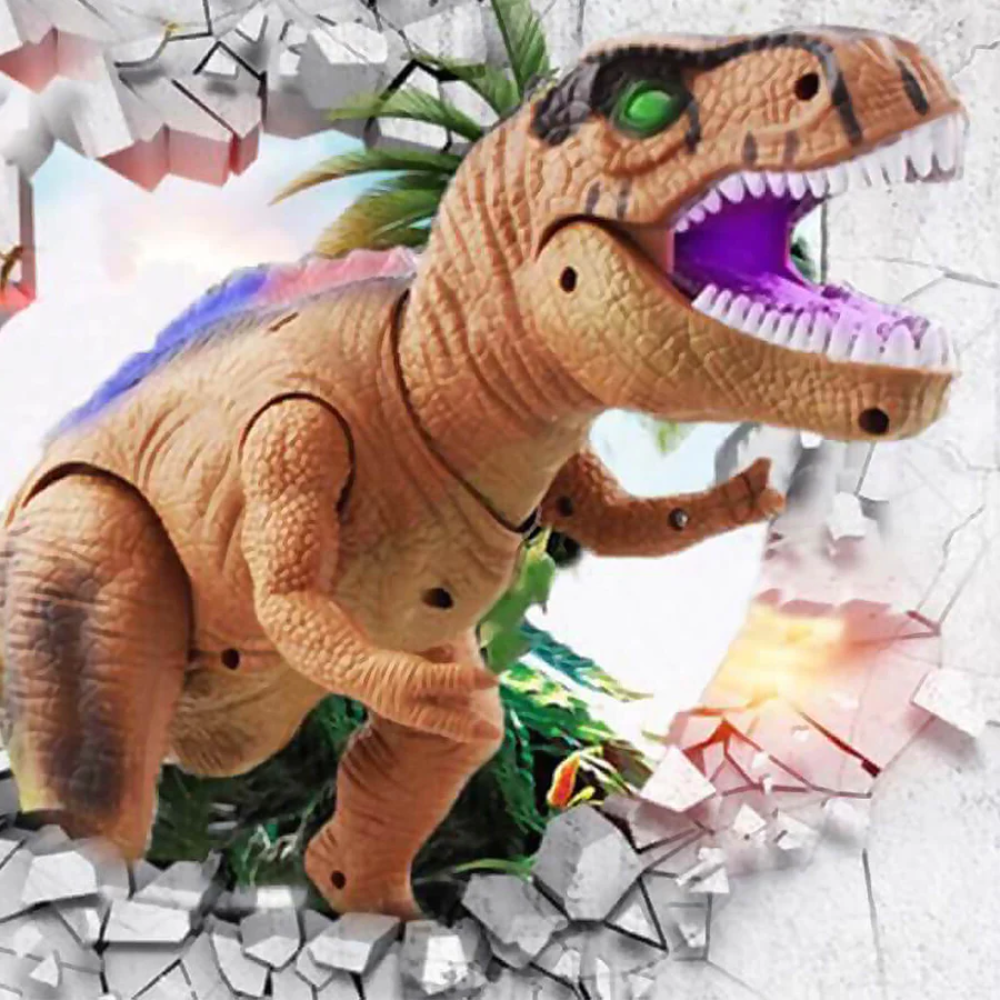 Dinosaurier RC Spielzeug, interaktiv, laufend, leuchtend