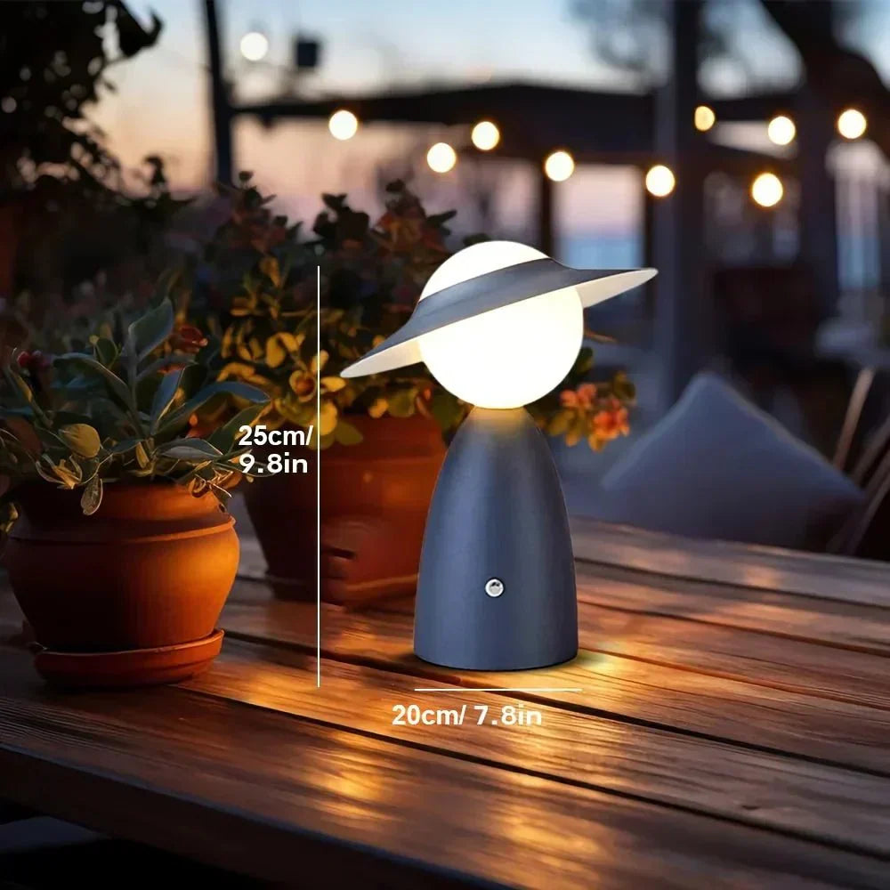 LumoCharge – Draadloze LED Oplaadlamp | Warm Licht & Modern Design