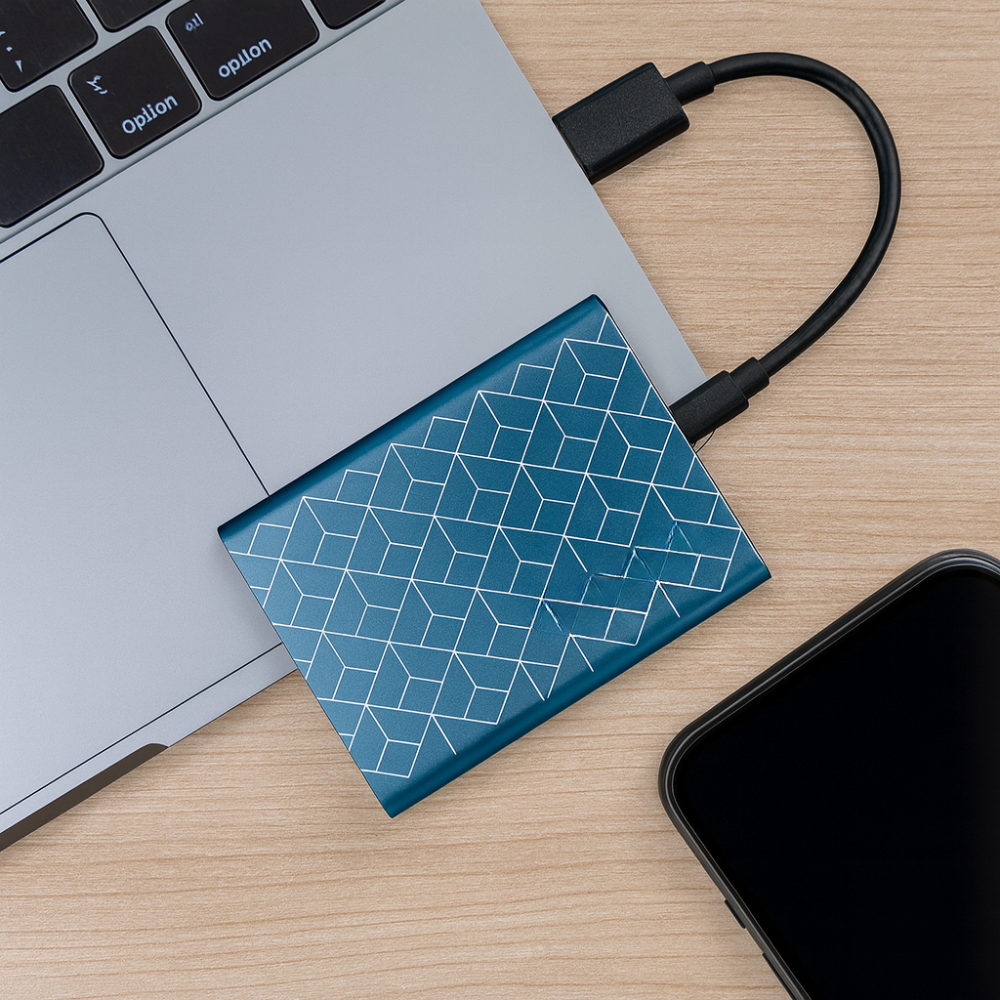 Externe SSD, tragbarer High-Speed Speicher für PC & Laptop