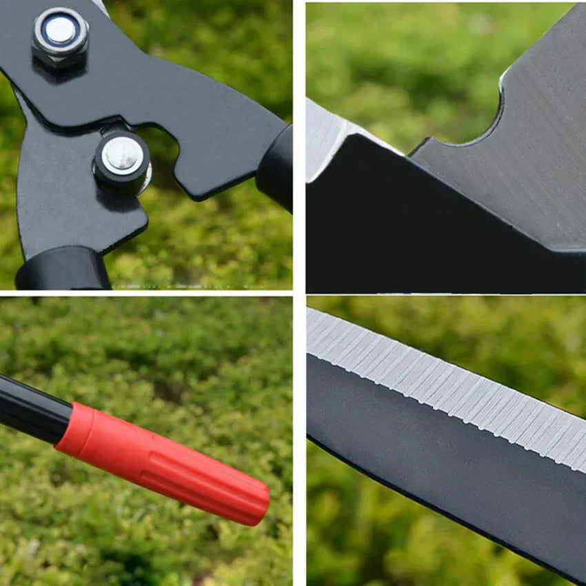 Kaufsy™ Langstiel-Gartenschere, robust, ergonomisch, Obst & Hecken