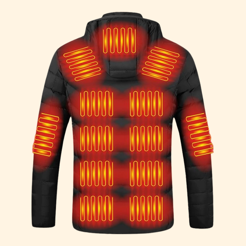 kaufsy | Herren- & Damen-Heizjacke – Beste wiederaufladbare beheizte Pufferjacke, leichte batteriebetriebene Winterjacke UK