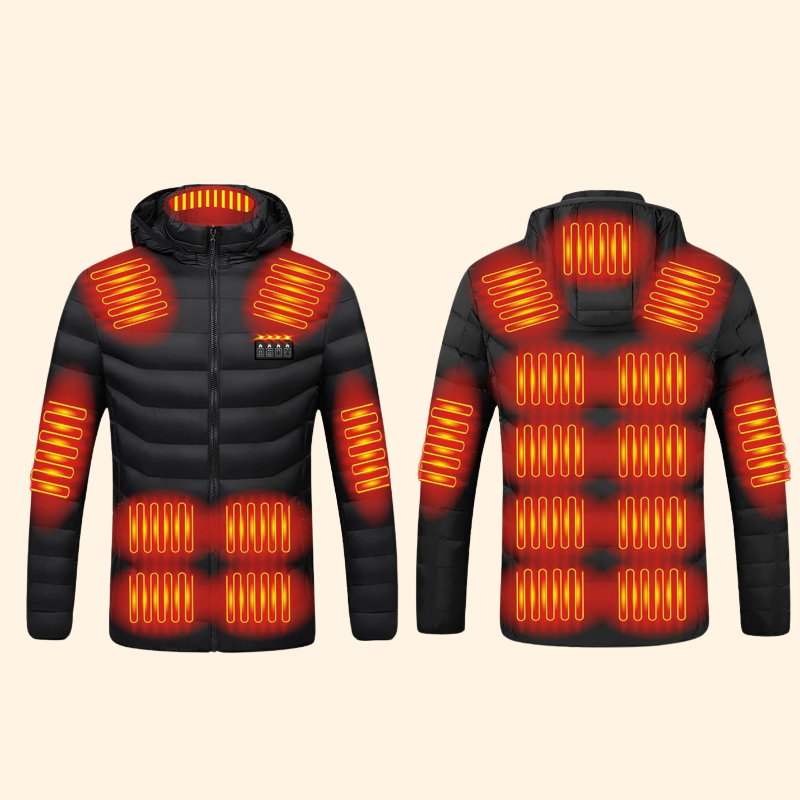 kaufsy | Herren- & Damen-Heizjacke – Beste wiederaufladbare beheizte Pufferjacke, leichte batteriebetriebene Winterjacke UK