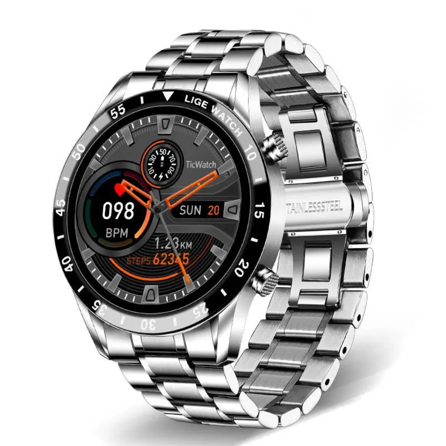 Orben – Smartwatch Deluxe mit Gesundheitsfunktionen – Alltag & Sport
