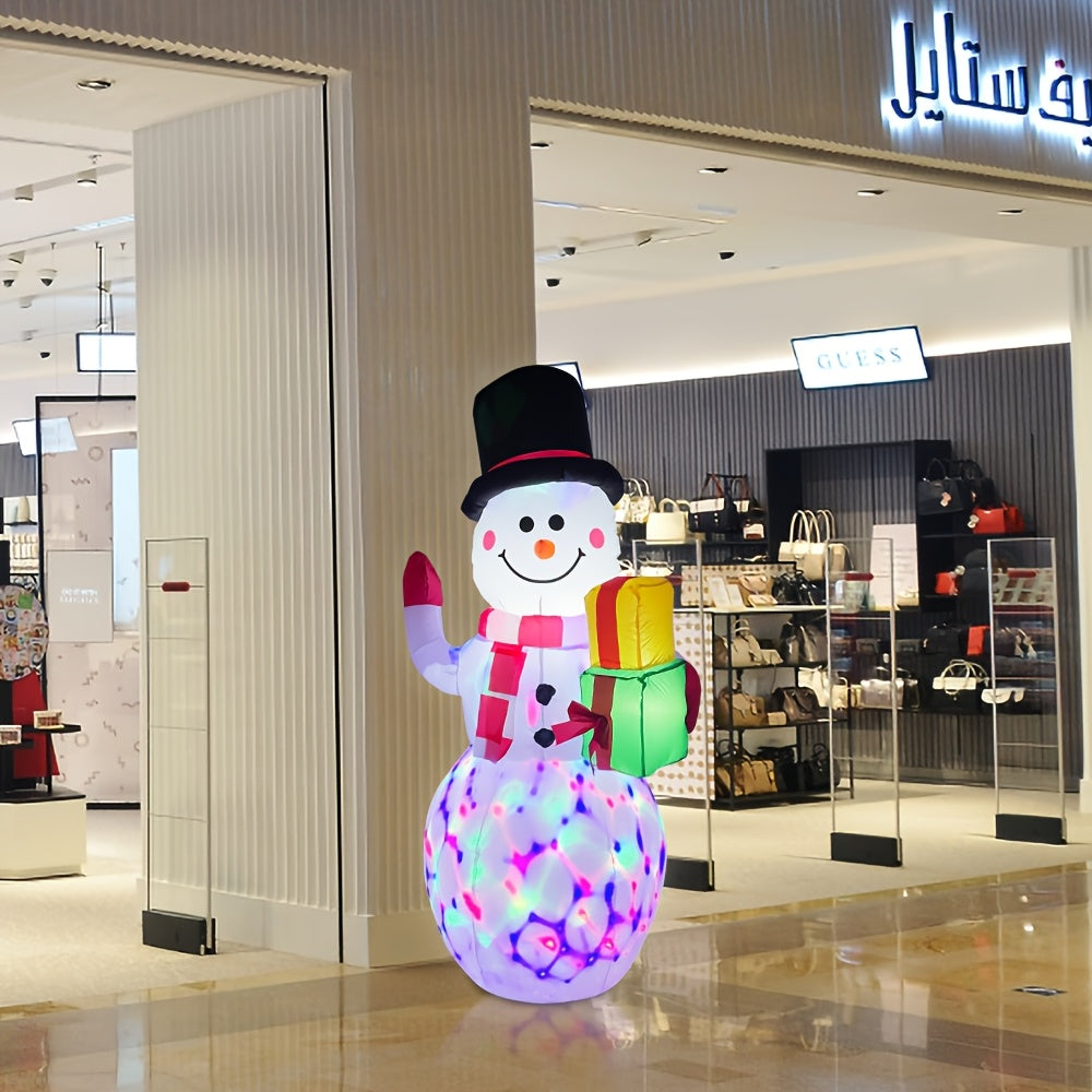 Outdoor Weihnachtsdekoration, aufblasbarer Claus LED Licht