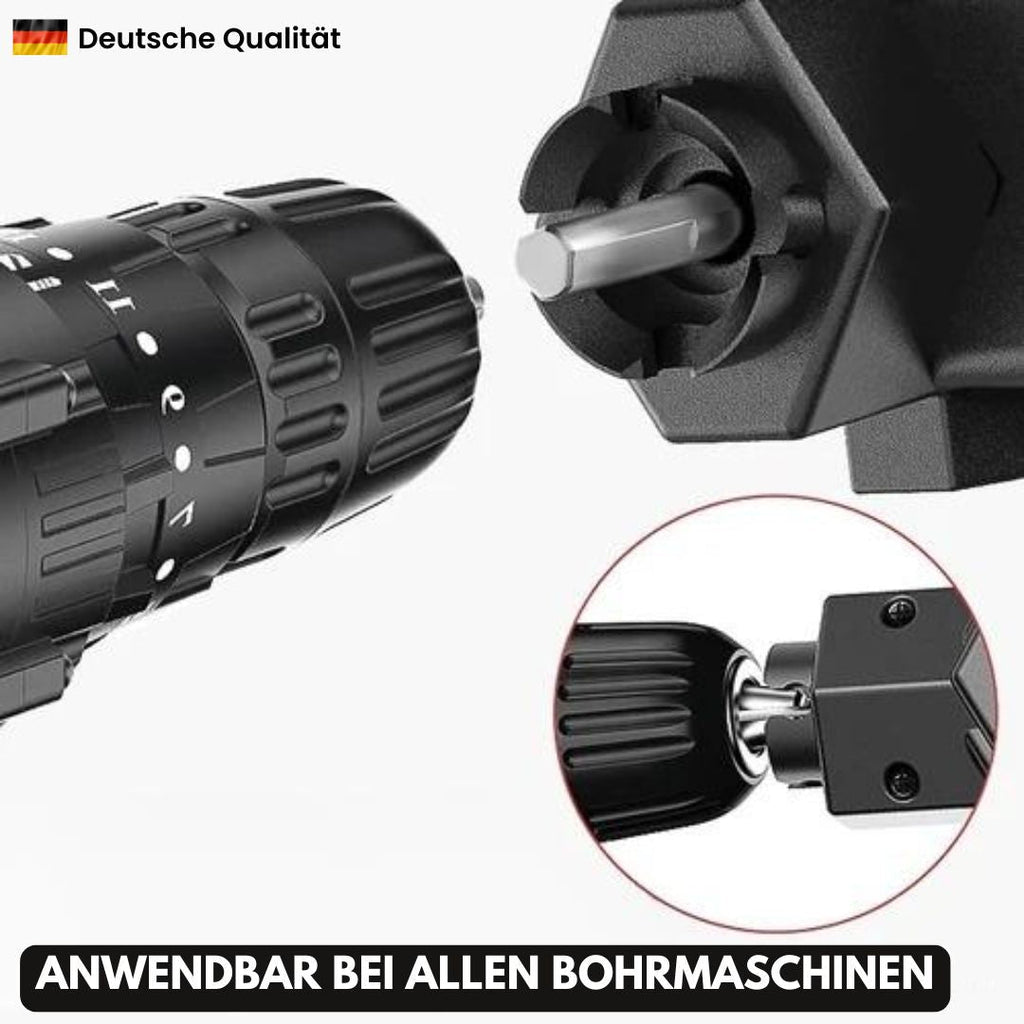 PowerMax Säge - elektrischer Kettensägenaufsatz für Bohrmaschinen - das Original
