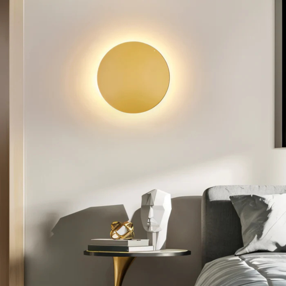 LumoLite - Elegante LED-Wandleuchte mit rundem, modernem Design