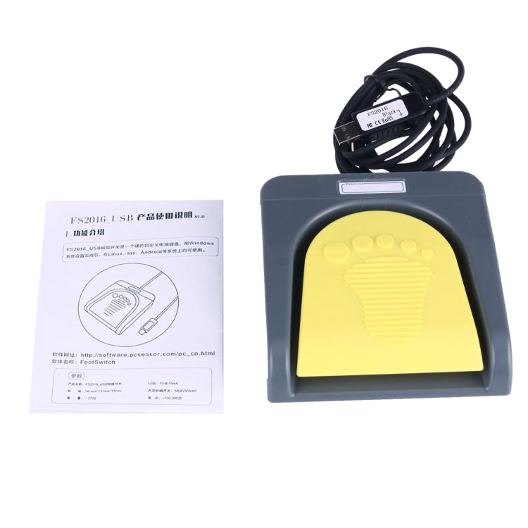 kaufsy | FS2016_USB PCsensor USB-Fußschalter Fußsteuerungstastatur, Multimedia / Tastatur / Gamepad / Maus / String / B Ultraschallbildakquisitionsfunktionen