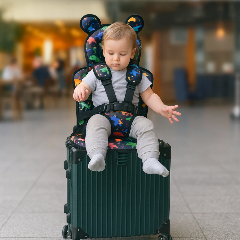 Baby Reise-Autositz Sicherheitsgurt mit Sitzpolster, weich & kompakt