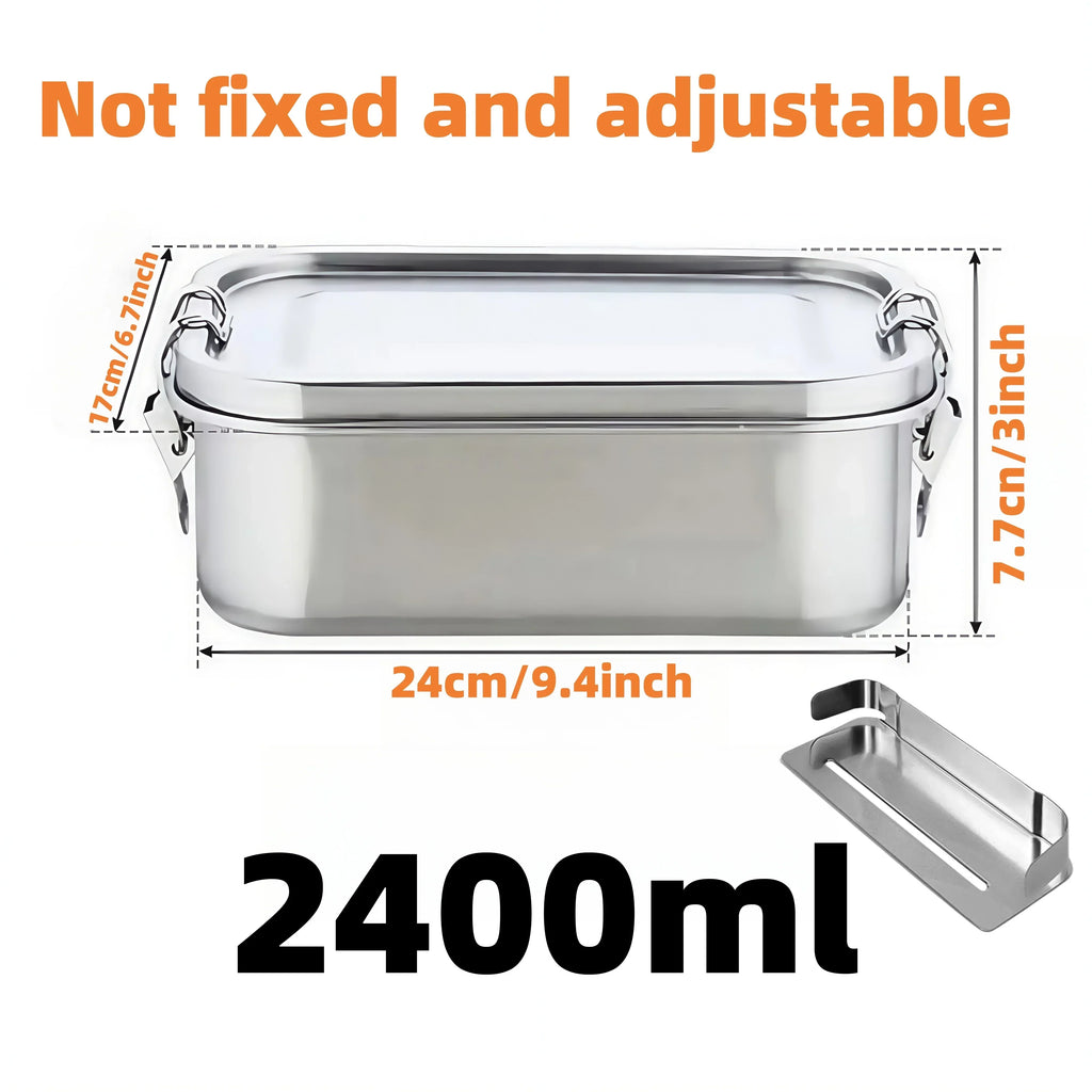 MealCraft – Bento-Lunchbox Edelstahl 800 ml mit Fächern auslaufsicher & spülmaschinenfest