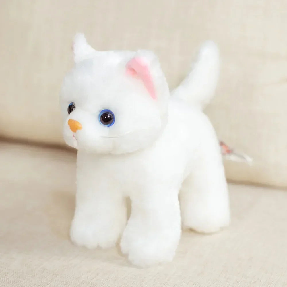 Katzen Plüschspielzeug, weiches Stoff-Kätzchen, Geschenk für Kinder