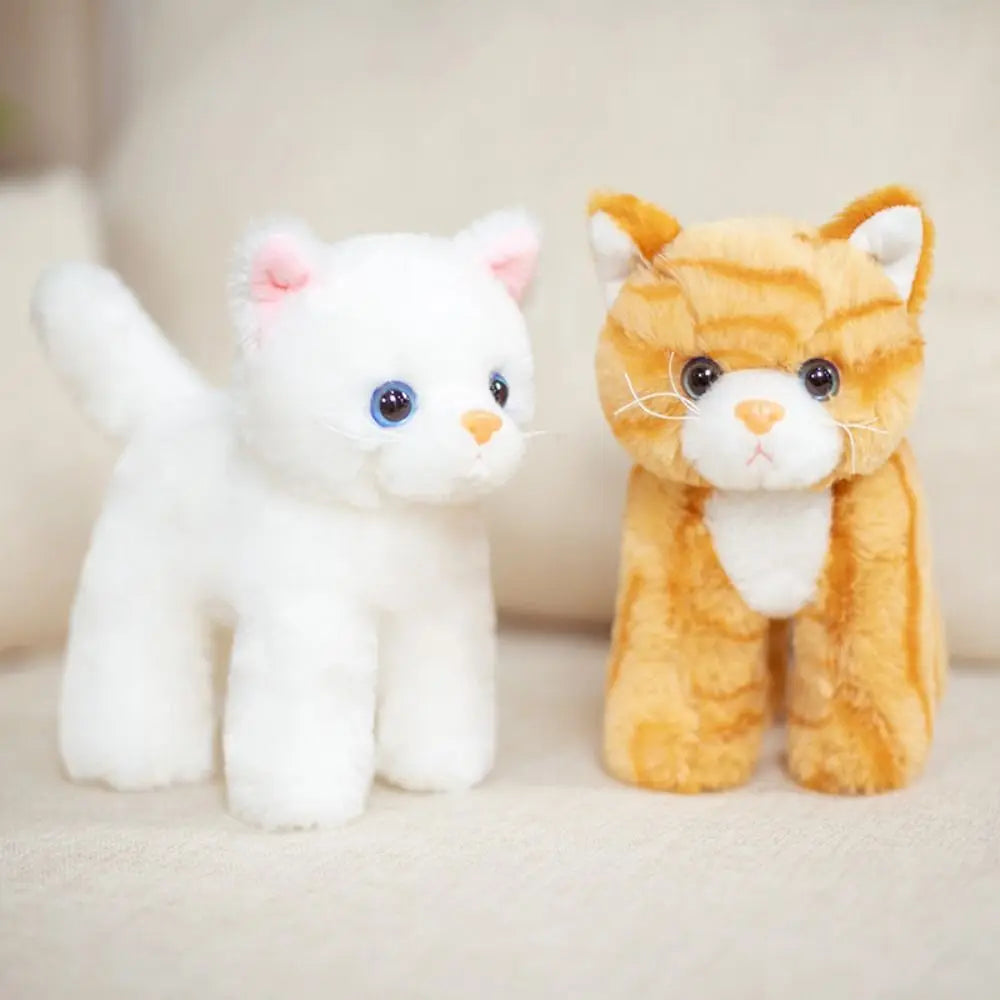 Katzen Plüschspielzeug, weiches Stoff-Kätzchen, Geschenk für Kinder
