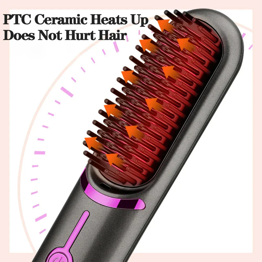 kaufsy | Wireless Hair Straightening Comb