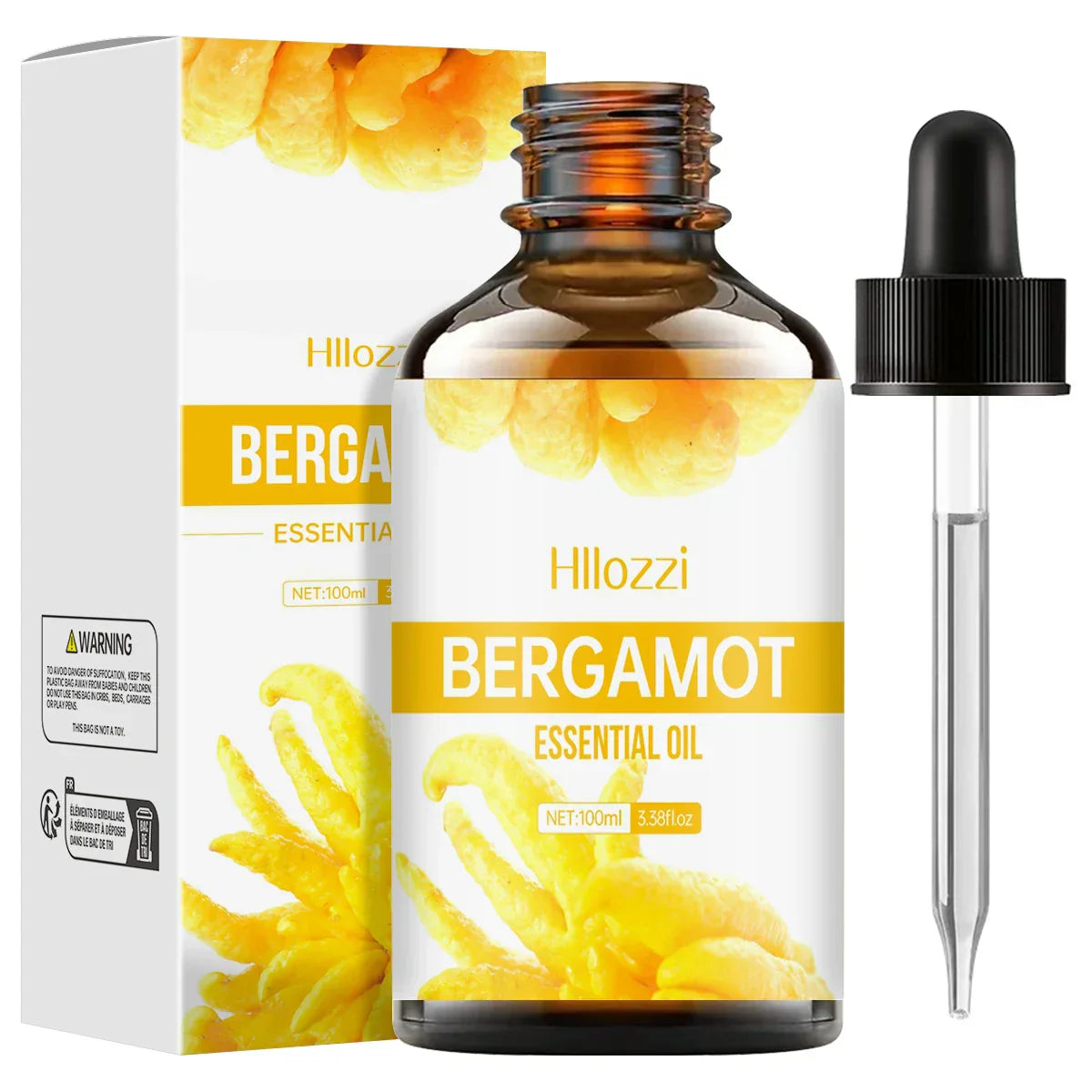 Kaufsy™ Bergamotte ätherisches Öl, Premium, Haarpflege, Haut & Diffuser