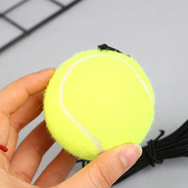 Tragbarer Solo Tennis Trainer, Rebound Ball mit Schnur für Eigenübungen