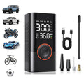 Kaufsy™ Kabelloser Reifenfüllkompressor 150PSI, 4000mAh, LCD, USB-C