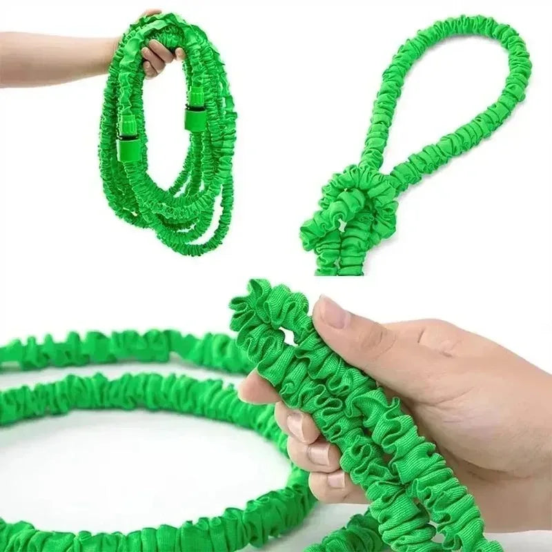 Kaufsy™ Teleskop-Gartenschlauch, Hochdruck, Multifunktionssprühpistole